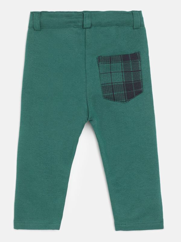 Fleece Long Trousers -Green image number null